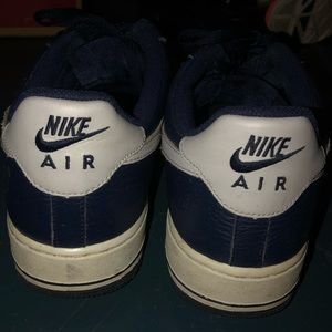 Nike Shoes - 💙mens white and blue nike air forces💙 Nike Shoes - 💙mens white and blue nike air forces💙